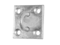 Staple On Plate - Galvanised