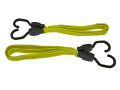 Flat Bungee Cord 90cm (36in) Yellow 2 Piece