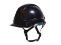 Short Peak Safety Helmet Black
