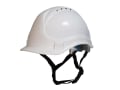 Short Peak Safety Helmet White
