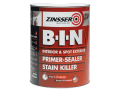 B.I.N® Primer, Sealer & Stain Killer Paint White 2.5 litre