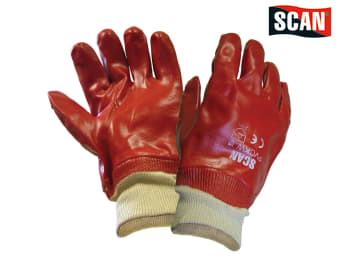 Size 11 Vibration Resistant Latex Foam Gloves Scan Extra Extra Large 
