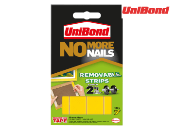 Unibond No More Nails Picture Hanging Strips Double Sided Mounting Tape Adhesive 