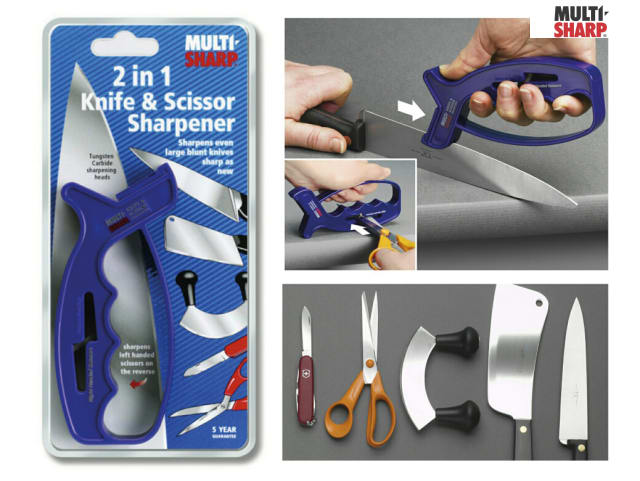 Multi-Sharp® 2-in-1 Knife & Scissor Sharpener
