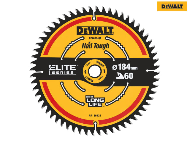 www.toolbank Cordless Mitre Saw Blade For DCS365 184 x 16mm