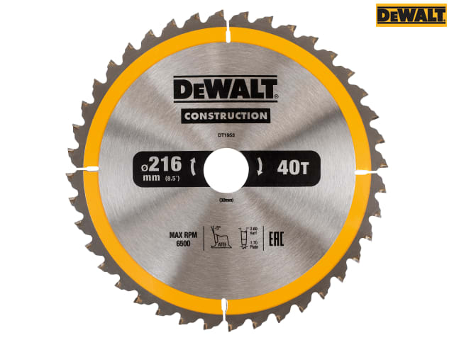 www.toolbank Stationary Construction Circular Saw Blade 216
