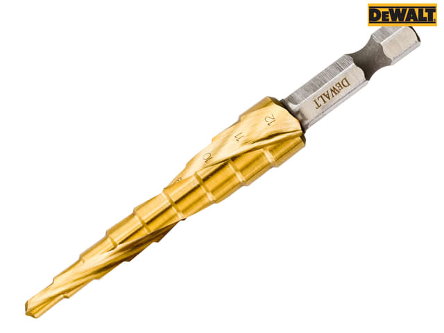 Step drill deals dewalt