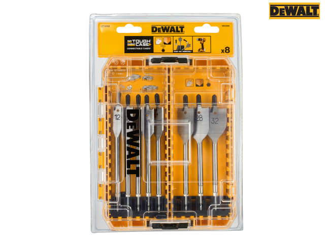 Flat drill bit clearance set