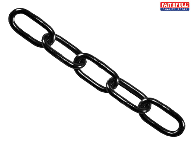 15m B-Link Chain Reel Faithfull FAICHBL615 6mm Black 