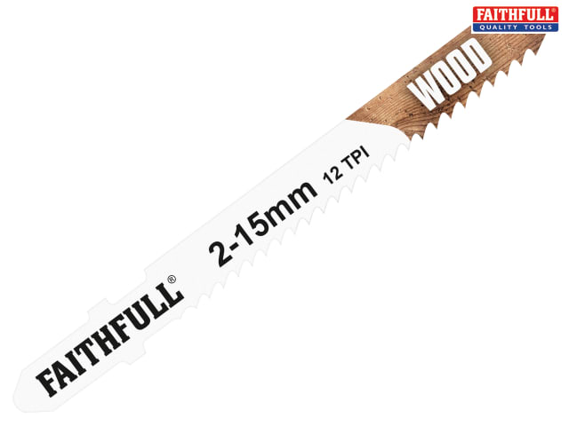 www.toolbank Wood Jigsaw Blades Pack of 5 T119B
