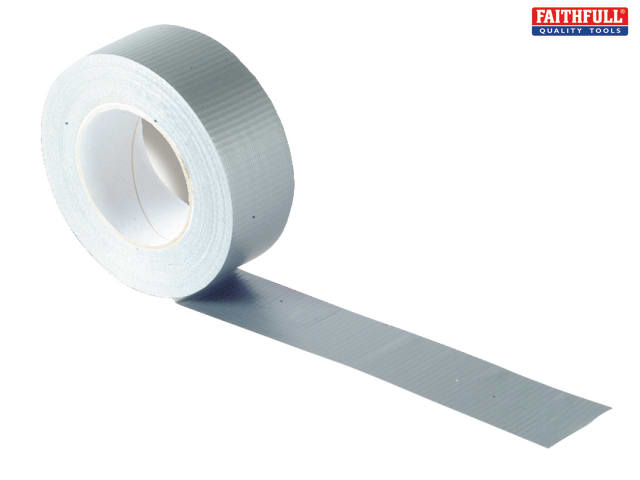 Silver strong Gaffa black cloth tape size 50mm X 50M 