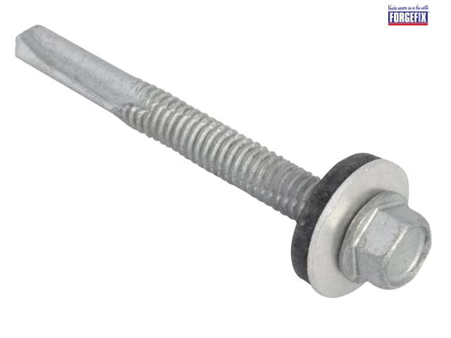 ForgeFix TechFast Hex Head Roofing Screw Heavy Section 5.5x51mm Pack 100