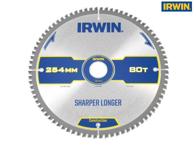 www.toolbank Construction Mitre Circular Saw Blade 254 x