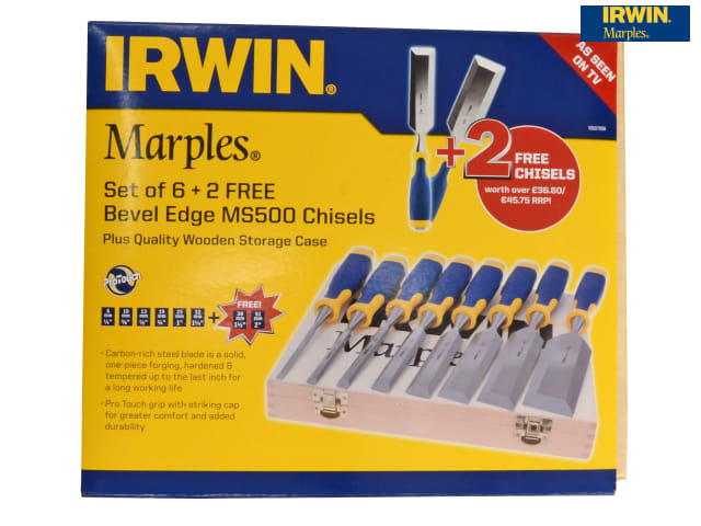Irwin Marples MARS 5001 MS500 soft touch bevel edge chisel 1in 