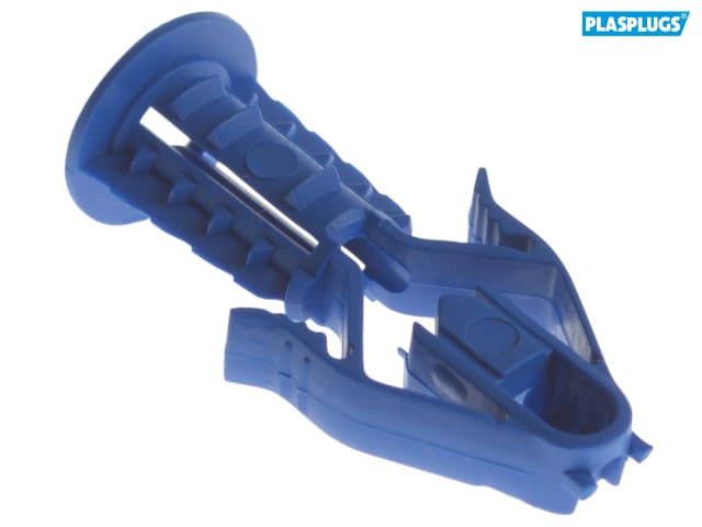 Plasplugs Heavy Duty Plasterboard Fixings Blue 4.5mm 30 Pack