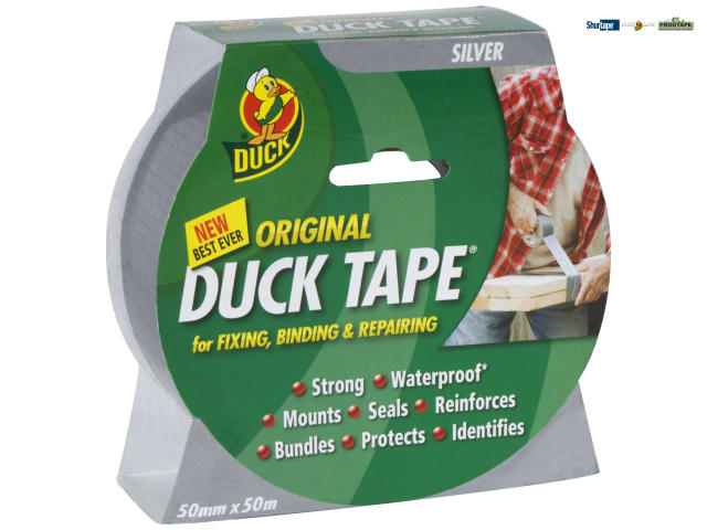2er Pack Shurtape Duck Tape® Original 50mm x 50m Schwarz 