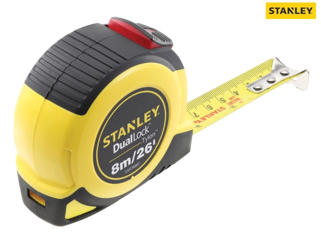 8m 5m Stanley Pocket Tape Measure with Tylon Blade 3m 