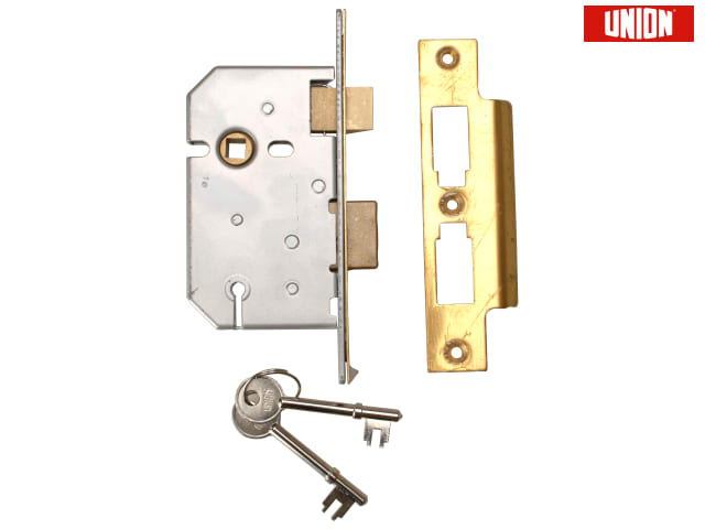 Carlton Brassware 3 Leaver Sash Lock With Keys 