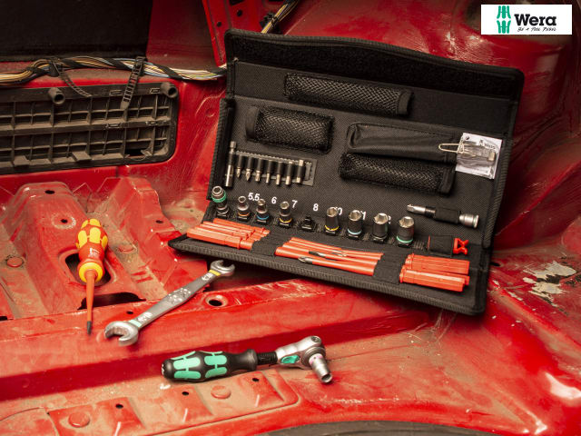 Wera 35Pce Kraftform Kompakt VDE Maintenance Screwdriver Socket & Ratchet Tools 